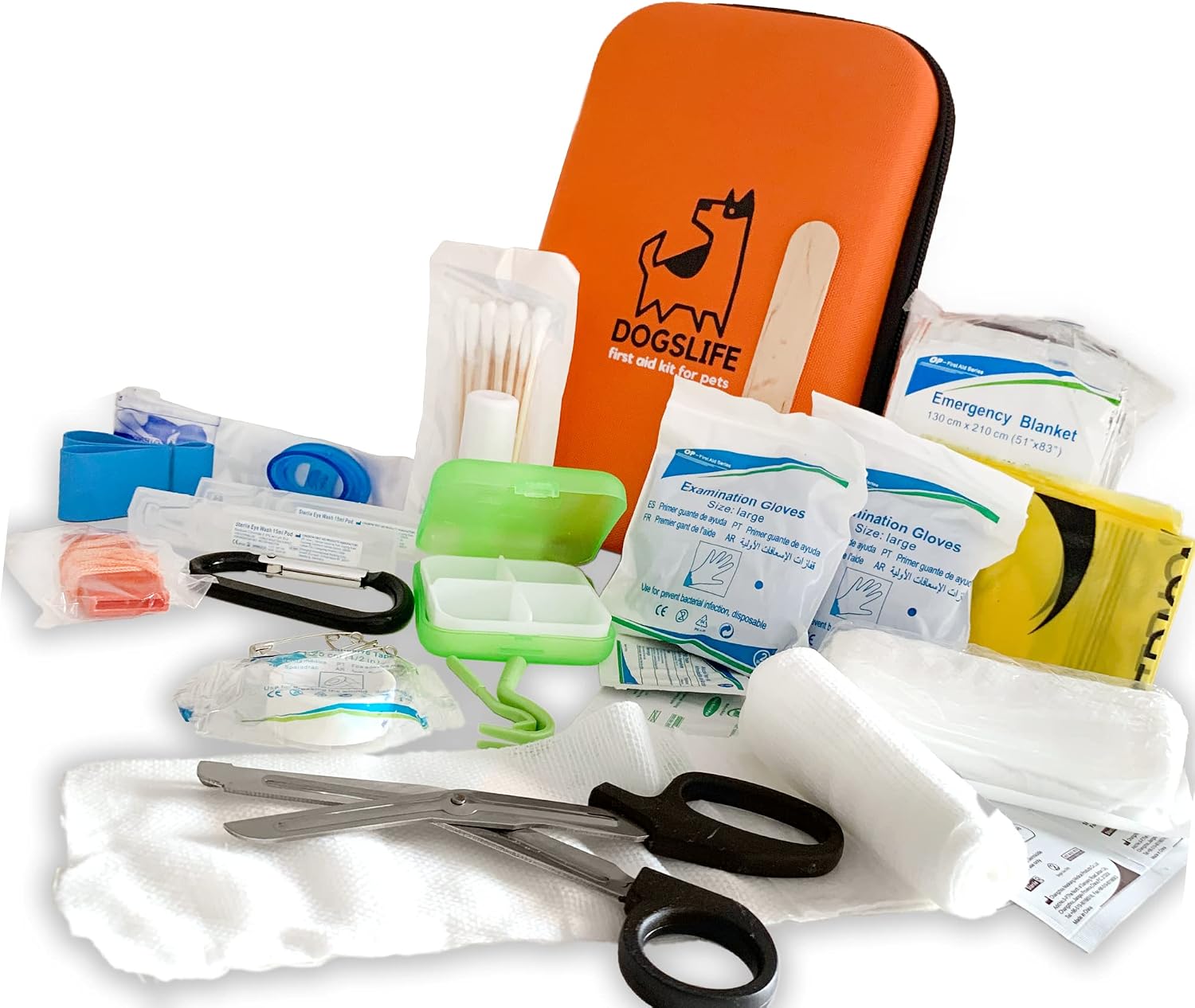 Dog First Aid Kit (40+ health supplies)