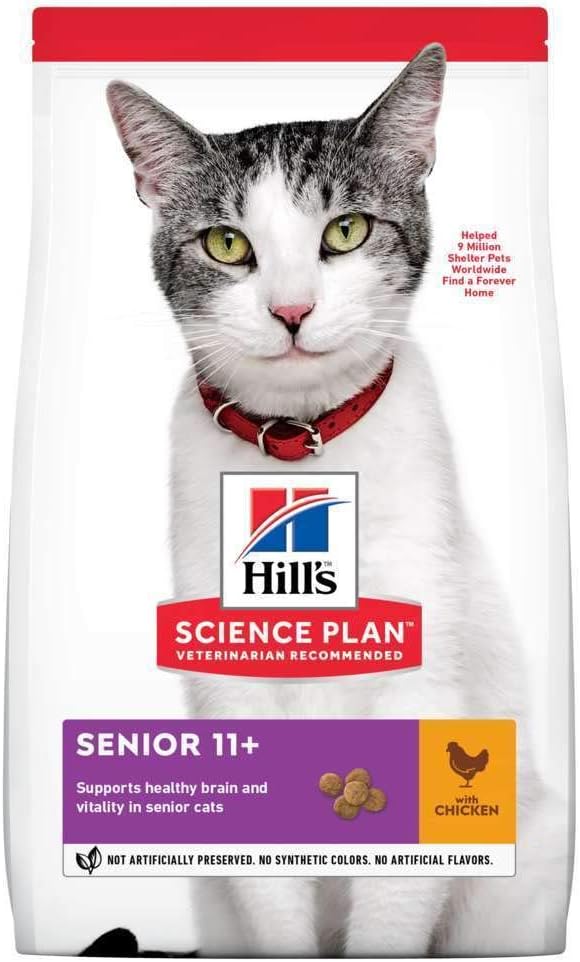 Hills Science Plan Senior Chicken Dry Cat Food 3kg
