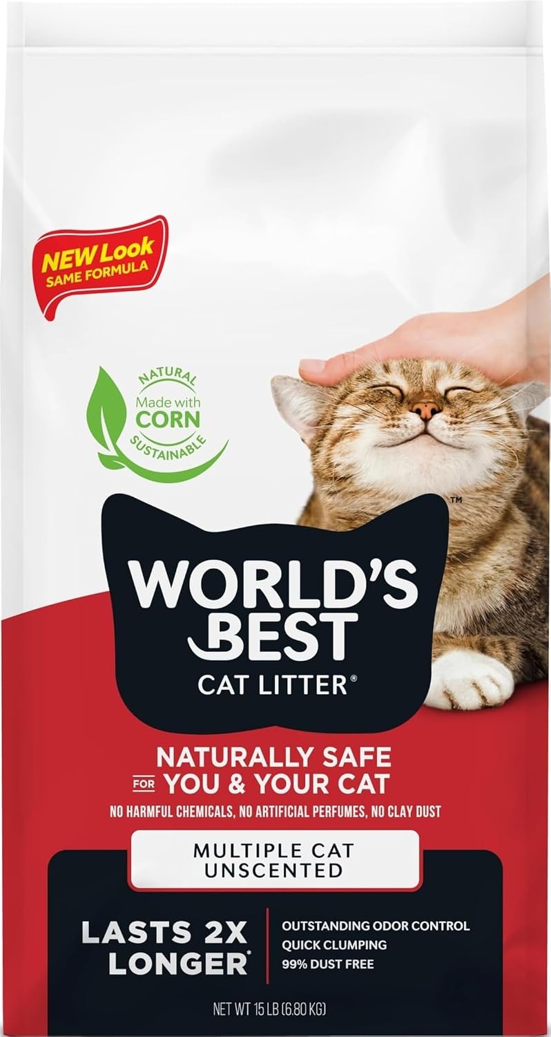 World's Best Cat Litter Multiple Cat Unscented